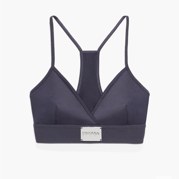 Savage X Fenty Black Ink Forever Savage Legging & Matching Bralettes 3 Piece Set - Picture 6 of 16